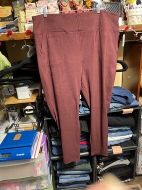 #514 size 5 torrid happy camper NWT full length active leggings w/ pockets